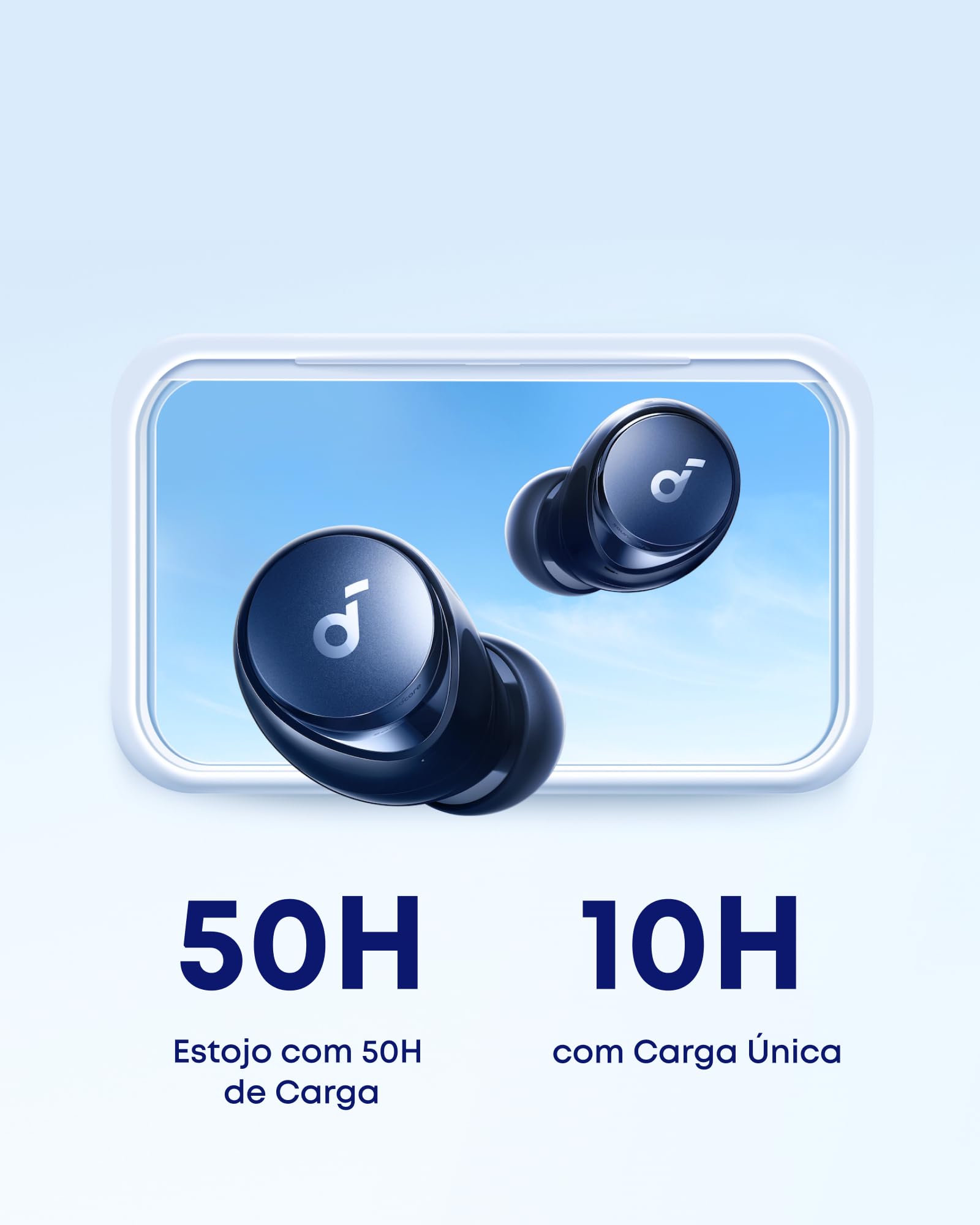 soundcore Space A40 da Anker, Fone de Ouvido Bluetooth Sem Fio